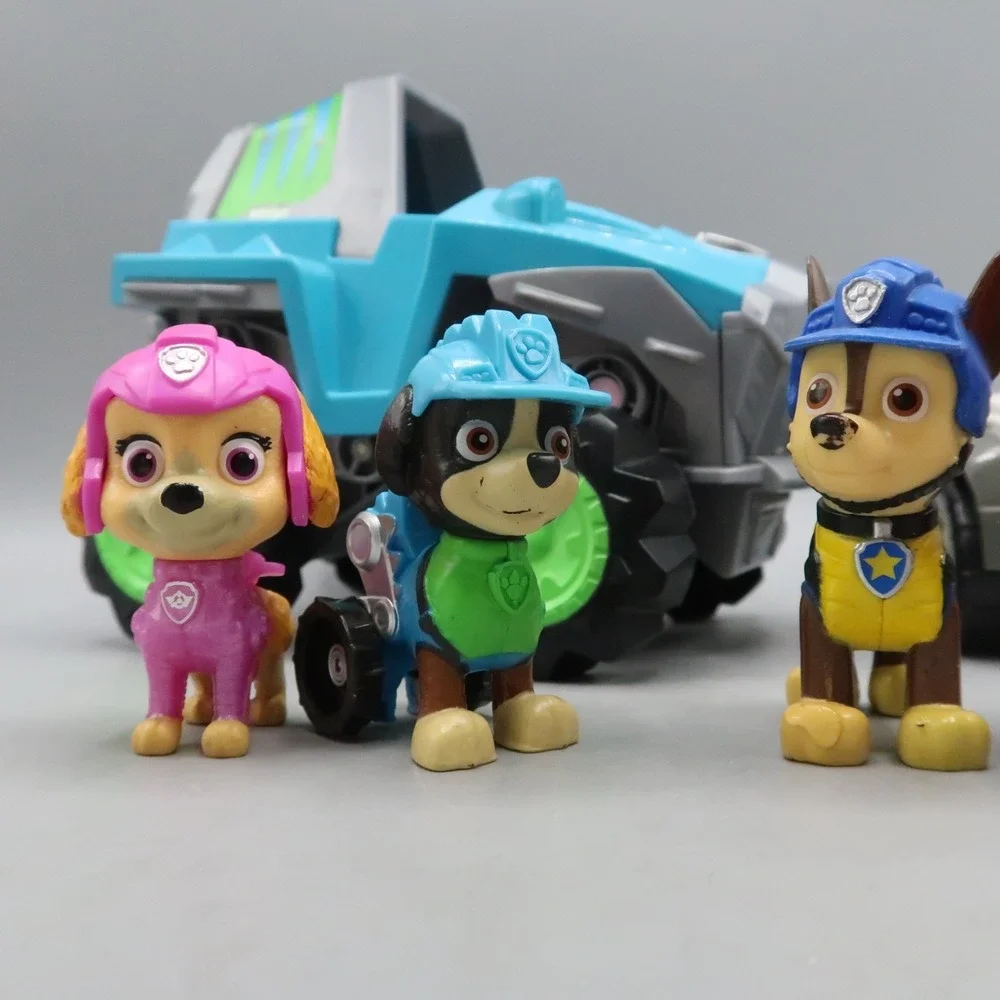 Paw Patrol Rex Vehicle & Figures Everest Zuma Skye Rubble Chase Marshall‎ Lot